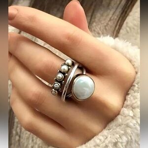 New Faux Pearl cocktail ring.